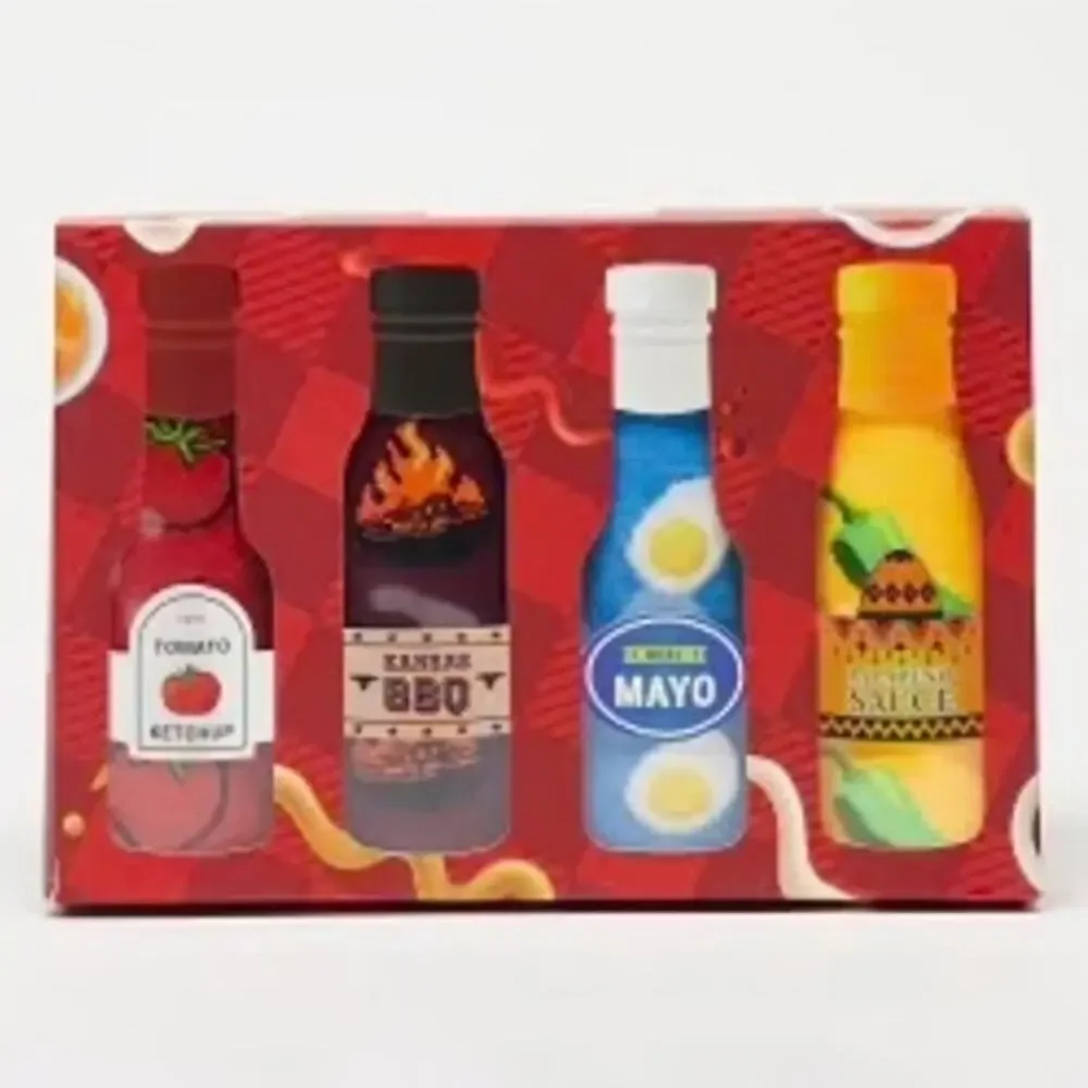 Orrsum Sock Company Men's 4 Pack Socks Sauce Gift Box
